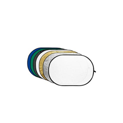 Godox 7-in-1 Goud, Zilver, Zwart, Wit, Transparant, Blauw, Groen Reflector Disc- 150X200cm