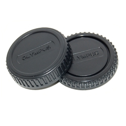Caruba Rear Lens and Body Cap for Olympus