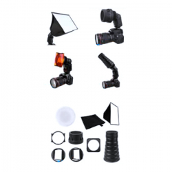 JJC FK-9 Portrait Kit voor Shoe Mounted Flashes