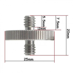 Caruba 1/4"-1/4" Male Adapter