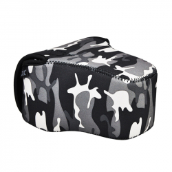 JJC OC-MC0GR Neopreen Camera Cover - Camouflage Grey