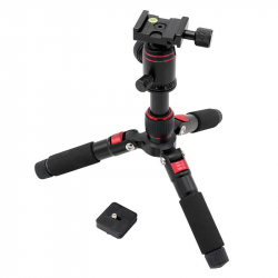 Caruba Compactstar 51 Table Tripod (Black / Red)