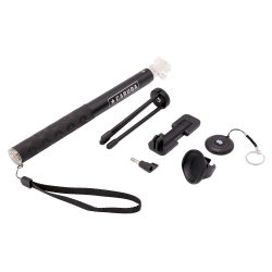 Caruba Selfie Stick Groß Bluetooth - Schwarz