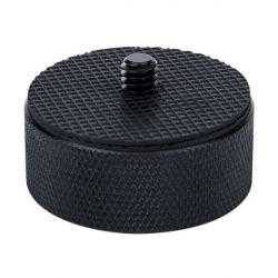 Caruba Adapterschroef 1/4"M - 3/8"F met Metalen Grip & Rubber Dekplaat