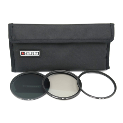 Caruba UV + CPL + ND8 Filter Kit 58mm
