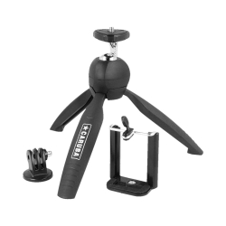 Caruba Orbit15 Ministatief - incl. Phoneholder & GoPro holder