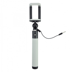 Caruba Selfie Stick Plug & Play - Grau