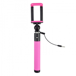 Caruba Selfie Stick Plug & Play - Pink