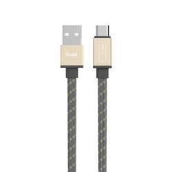 Allocacoc USB Kabel | USB-C Flat Gold
