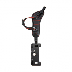 JJC HS-PRO1P Hand Grip Strap (incl Quick Release U-Plate voor Video) Rood