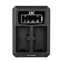 JJC Canon DCH-LPE6 USB Dual Battery Charger (voor Canon LP-E6 / LP-E6N accu)