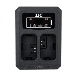 JJC Sony DCH-NPFW50 USB Dual Battery Charger (voor Sony NP-FW50 accu)