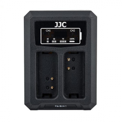 JJC Olympus DCH-BLN1 USB Dual Battery Charger (voor Olympus BLN-1)