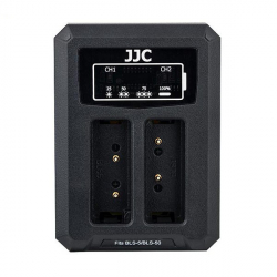JJC Olympus DCH-BLS5 USB Dual Battery Charger (voor Olympus BLS-1/BLS-5/BLS-50)