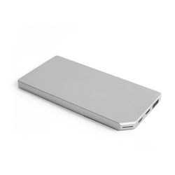 Allocacoc PowerBank Slim Aluminum 5000mAh Argent