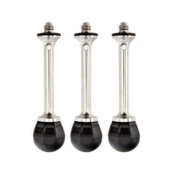 3 Legged Thing VANZ Set of 3 Combine Spikes & Rubber Feet(1/4"-20 screws and 3/8" compatible)