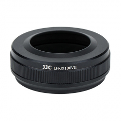 JJC LH-JX100VII Zonnekap Zwart (Fujifilm LH-X100 lens hood en AR-X100 adapter ring)