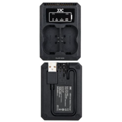 JJC Fuji DCH-NPW235 USB Dual Battery Charger
