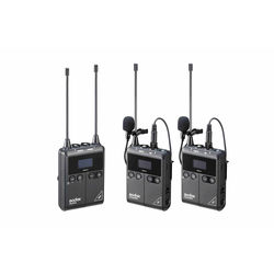 Godox UHF Wireless & Lavalier Microphone dubbelkit (2x TX1 /1x RX1 /2x LMS-12 AXL)