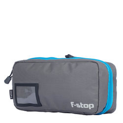 F-Stop Accessory Pouch Medium Gargoyle (Grey) / Blue Zipper