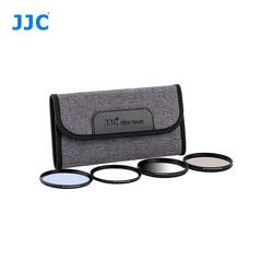 JJC FP-K4S Grijze Filter Pouch voor 4 filters tot 58 mm