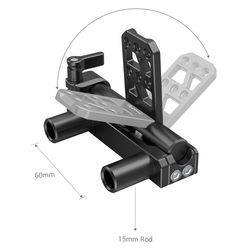 SmallRig 2802 Dubbele 15mm Staaf Batterij Scharnier