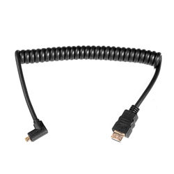 Caruba HDMI-MicroHDMI Spring Wire Angled