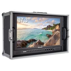 SEETEC 17.3" 1920×1080 Pro Broadcast LCD Monitor with 3G-SDI HDMI AV (suitcase)