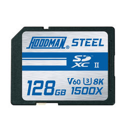 Hoodman 128GB 1500X -SDXC UHS-II, CLASS 10, U3, 8K, V60