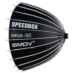 SMDV Speedbox Mega-90 Deep Softbox 90cm Zilver Bowens Mount