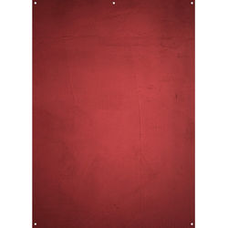 Westcott X-Drop Canvas Backdrop - Aged Red Wall (5' x 7')