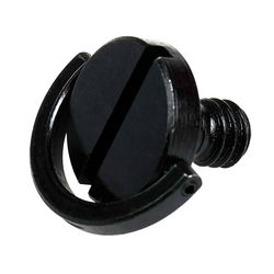 Caruba 1/4" Schroef met D-Ring - Zwart