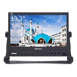 SEETEC 13.3" Aluminum Design IPS 1920x1080 Pro Broadcast LCD Monitor with 3G-SDI HDMI AV