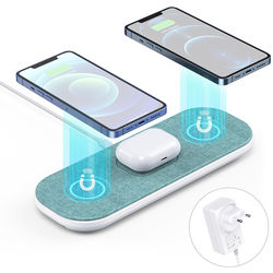 Choetech 10W 3 in 1 Fast Wireless Charger Pad T569-S