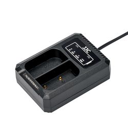 JJC USB Dual Battery Charger for OM-SYSTEM OM-1II, OM-1 Camera & BLX-1