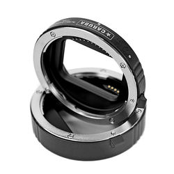 Caruba Extension Tube Set Nikon Chroom (type II) Z-Mount (voor Nikon Z-mount camera's)