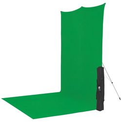 Westcott X-Drop Wrinkle-Resistant Backdrop Kit - Green Screen Sweep (5' x 12')