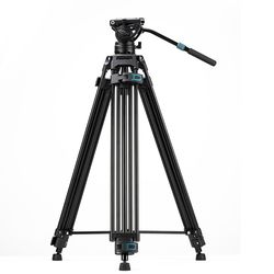 Fotopro DV-3A Heavy-Duty Fluid Head Video Tripod