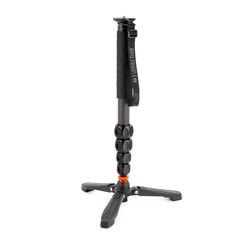 3 Legged Thing Legends Alana Carbon Fibre Travel-Friendly Monopod with Docz foot stabiliser - Darkness