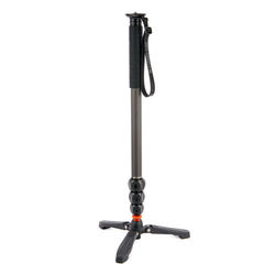 3 Legged Thing Legends Lance Carbon Fibre Monopod Darkness with Docz foot stabiliser - Darkness