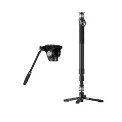YC Onion PINETA Carbon Fiber Monopod with fluid head