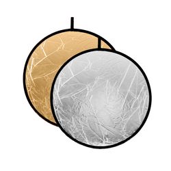 Caruba Reflexionsschirm 2-in-1 Gold & Silber - 80cm
