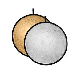 Caruba Reflexionsschirm 2-in-1 Gold & Silber - 60cm