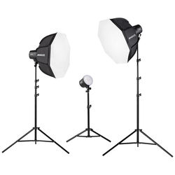 Westcott U60-B Bi-Color LED 3-Light Softbox Kit