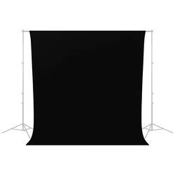 Caruba Wrinkle Resistant Backdrop 2,60 x 3 Meter Zwart