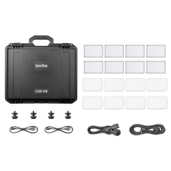 Godox C5R-K8 Mobile RGB LED 8 Light Kit with Charging Case