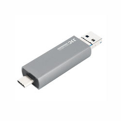 JJC CR-UTC3II Memory Card Reader Gray