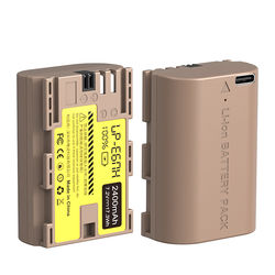 Ulanzi Canon LP-E6NH Type Lithium-Ion Battery With USB-C Charging Port (2400mAh)