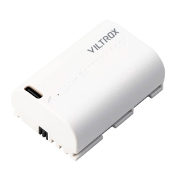 Viltrox LP-E6 Battery ( LP-E6 ) TYPE-C 2400MAH for Canon Camera