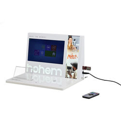 Hohem Display WHITE ACRYLIC with 10 inch screen, demension: 33*23.2*23.5cm